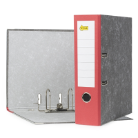A4 lever arch file (80mm) | cardboard | 123ink red