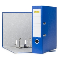 A4 lever arch file (80mm) | plastic | 123ink blue 300107