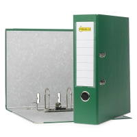 A4 lever arch file (80mm) | plastic | 123ink green | 10-pack