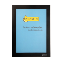 A5 display frame (black, magnetic) | 123ink 301635