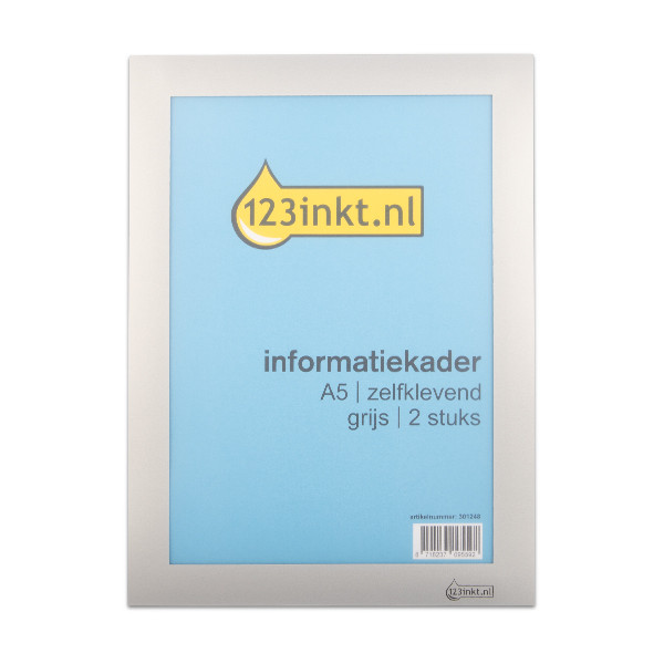 A5 display frame (grey, self-adhesive) | 123ink | 2-pack 301248 - 1