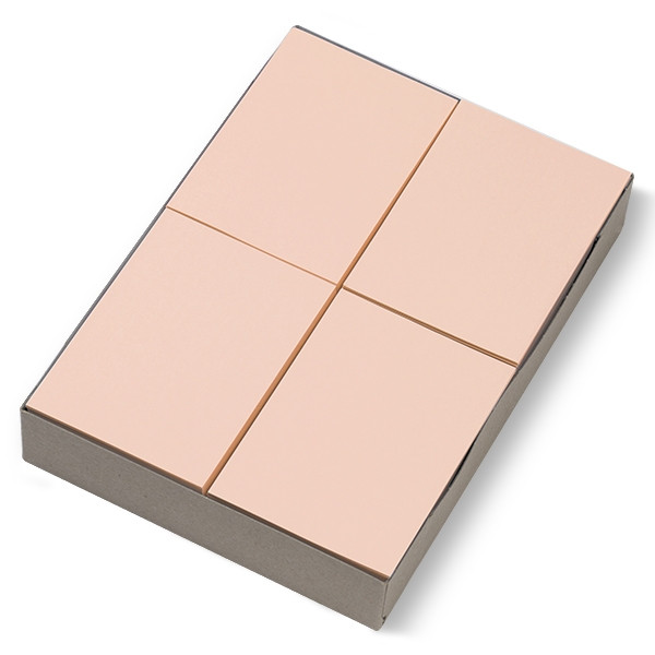 A6 80g paper | salmon pink | 123ink | 2,000 sheets x3 300620 - 1