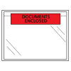 A6 "DOCUMENTS ENCLOSED" packing list envelope 165 x 122mm | transparent self-adhesive | 123ink | 100-pack