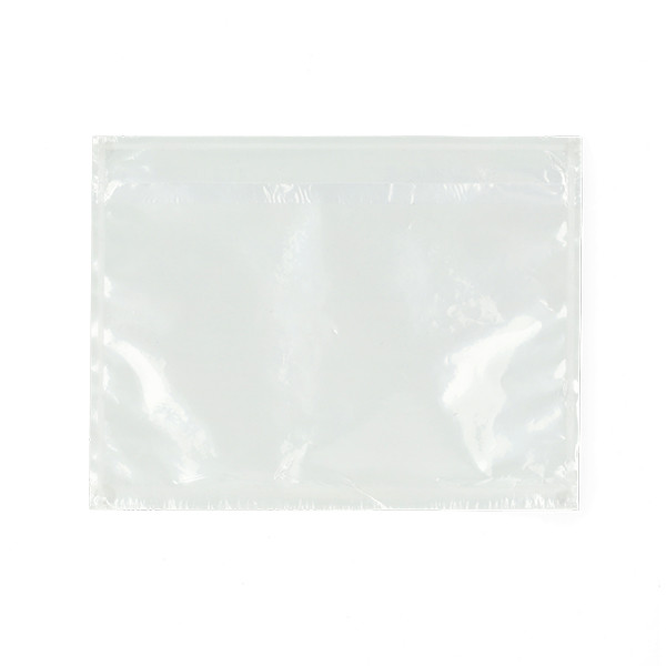 A6 unprinted packing list envelope 165 x 122mm | transparent self-adhesive | 123ink | 1,000-pack 300779 - 1