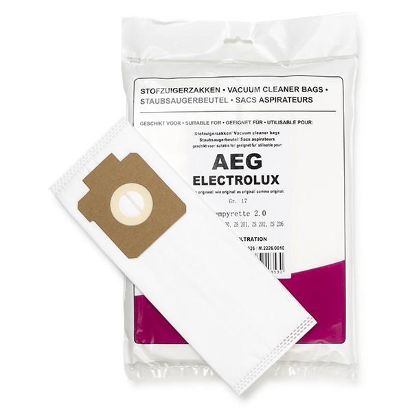AEG-Electrolux microfibre vacuum cleaner bags | 10 bags + 1 filter (123ink version)  SAE01023 - 1