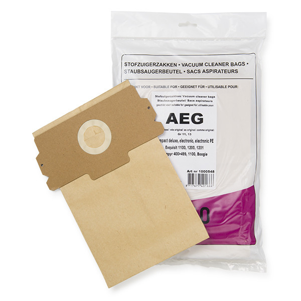 AEG paper vacuum cleaner bags | 10 bags (123ink version)  SAE01020 - 1