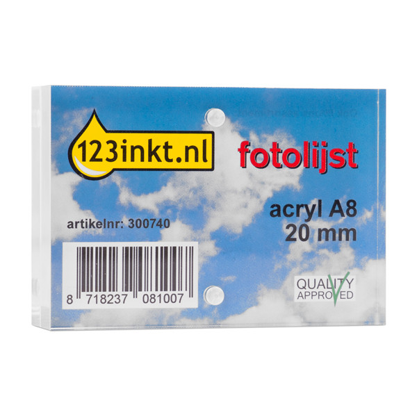 Acrylic photo frame (approx A8) | 123ink 300740 - 1