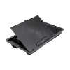 Adjustable laptop stand with cushion and mouse pad | black | 123ink 302727 - 1