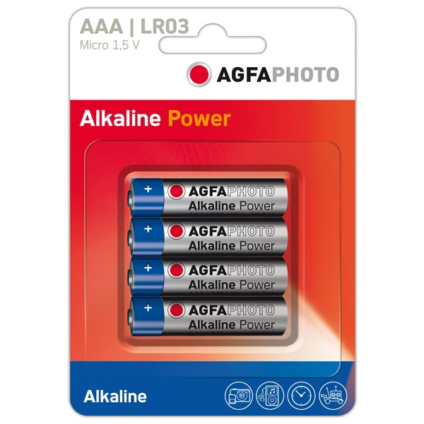 AgfaPhoto AAA LR03 batteries | 4-pack 290000 - 1