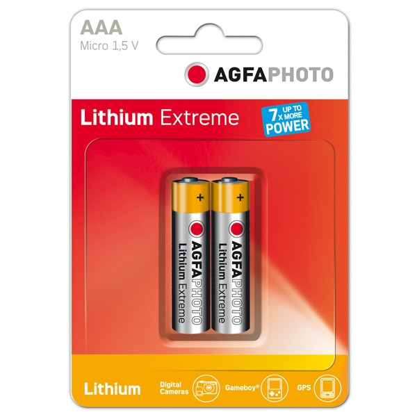 AgfaPhoto Extreme Lithium AAA battery (2-pack) 120-804156 290018 - 1