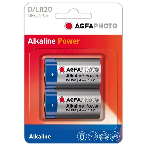 AgfaPhoto Mono D LR20 batteries (2-pack) 110-802619 290012 - 1