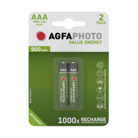 AgfaPhoto Rechargeable AAA micro battery 2-pack 131-802824 290022