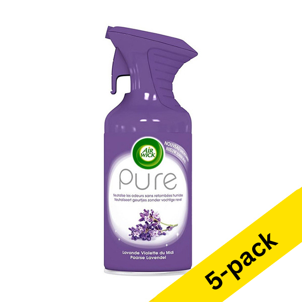 Air freshener 250ml | Air Wick Pure Lavender | 5-pack SAI01036 - 1