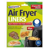 Airfryer liners 20cm | round | Sealapack | 40-pack SSE00034