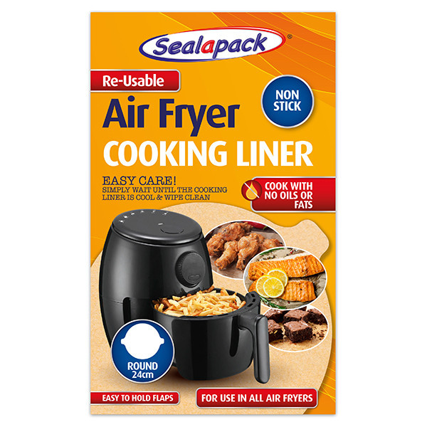 Airfryer re-usable liner 24cm | round | Sealapack SSE00032 - 1