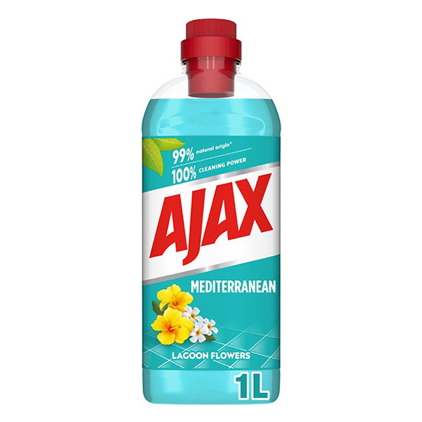 Ajax Mediterranean Lagoon Flowers all-purpose cleaner, 1 litre  SAJ00058 - 1