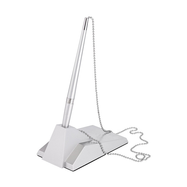 Desk pen | silver (black ink) | Alco 219054 - 1