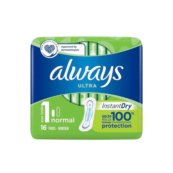 Always Ultra normal sanitary towels (16-pack) SAL00068 - 1