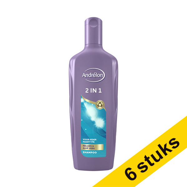 Andrélon shampoo 2-in-1 for every hair type, 300ml (6-pack)  SAN00337 - 1