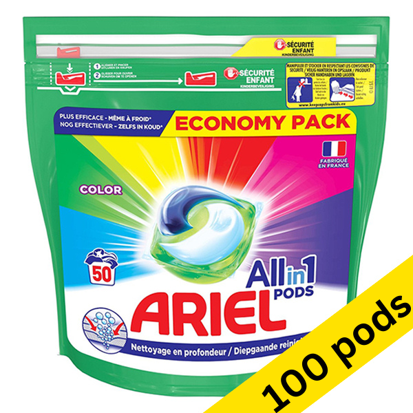Ariel All in 1 Colour detergent pods (100 pods)  SAR05143 - 1