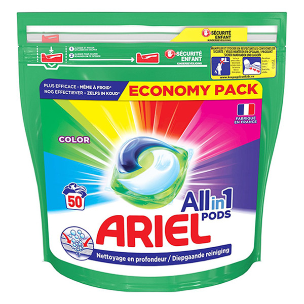 Ariel All in 1 Colour detergent pods (50 pods)  SAR05142 - 1