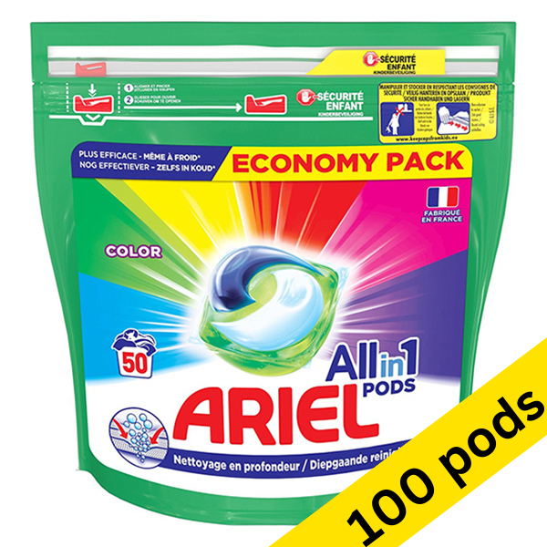 Detergent pods (100 pods) | Ariel All-in-1 Colour SAR05143 - 1