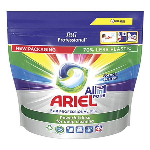 Detergent pods (45 pods) | Ariel All-in-1 Professional Colour SAR05138 - 1