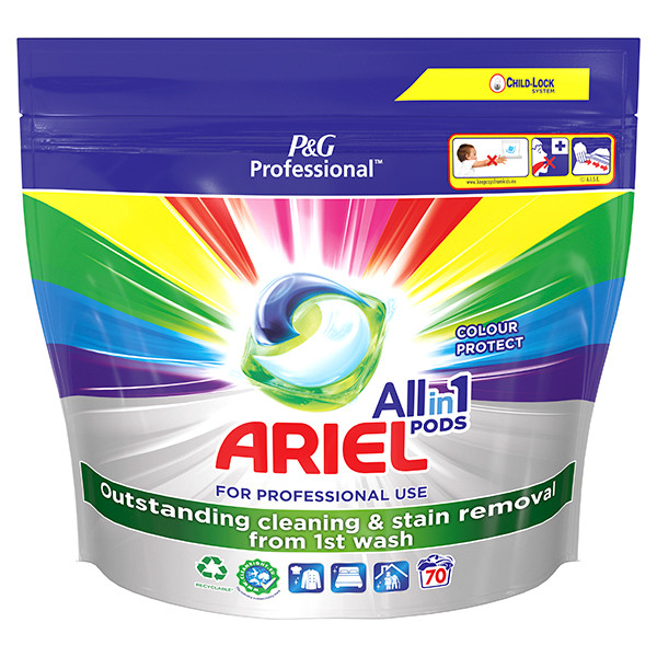 Detergent pods (70 pods) | Ariel All-in-1 Professional Colour SAR05214 - 1