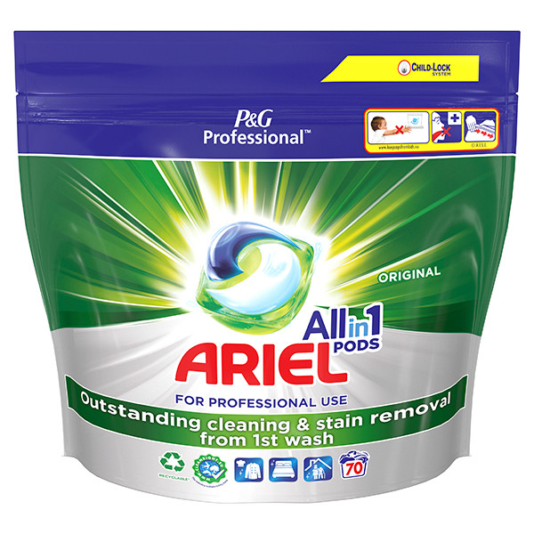 Detergent pods (70 pods) | Ariel All-in-1 Professional Regular SAR05212 - 1