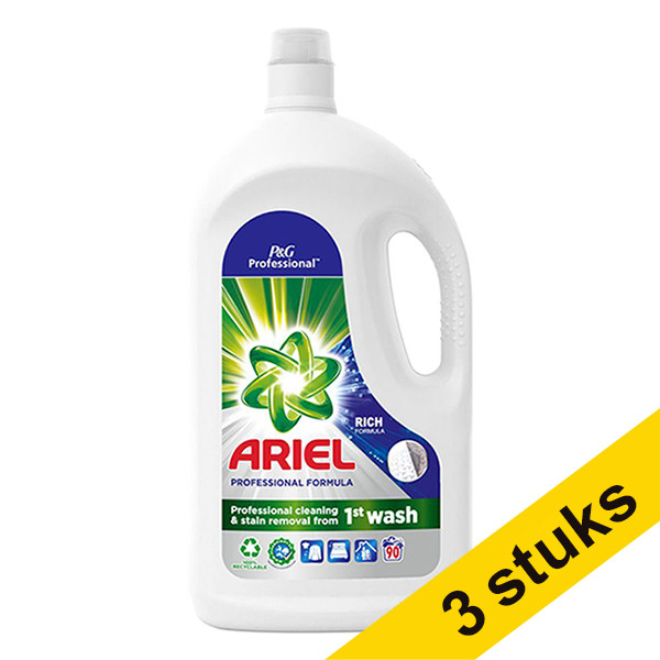 Liquid detergent 4.05L (90 washes) | Ariel Professional Regular 3-pack SAR05183 - 1