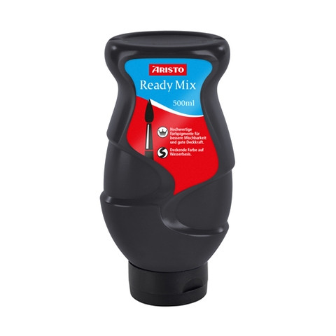 Aristo Ready Mix black water-based paint, 500ml 206820 - 1