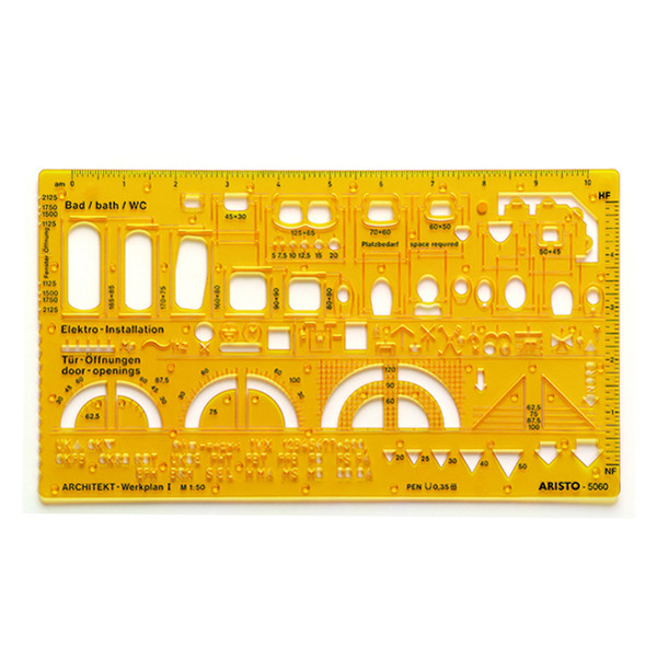 Aristo architect combination template scale 1:50 AR-5060 206845 - 1