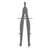 Aristo topline matte grey compass, 170mm AR-55816 206862