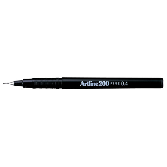 Artline 200 black fine fineliner (0.4mm) 0643203 238363 - 1