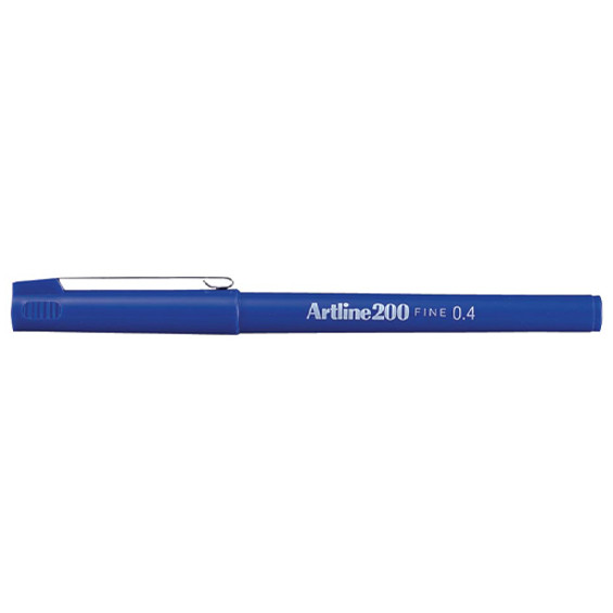Artline 200 blue fine fineliner (0.4mm) 0643201 238525 - 1