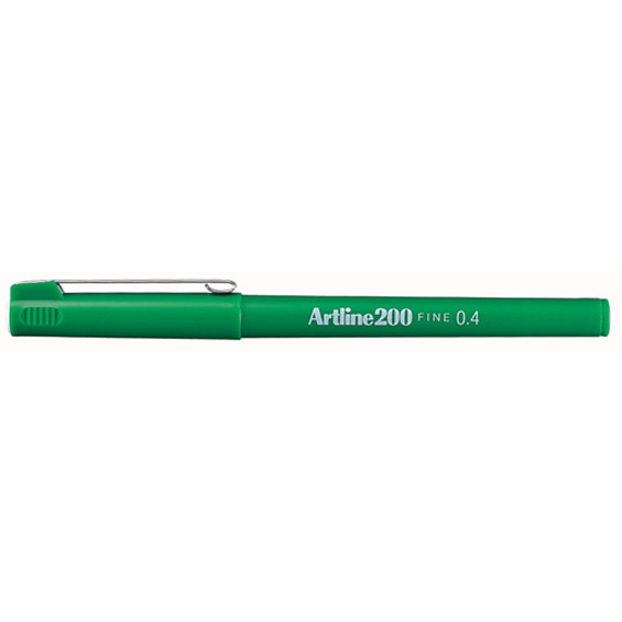 Artline 200 green fine fineliner (0.4mm) 0643204 238523 - 1