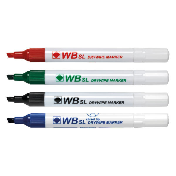 Assorted coloured whiteboard marker (4-pack) WX26038 405373 - 1