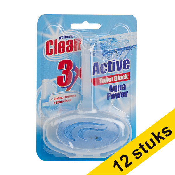 At Home Clean Aqua toilet block, 40g (12-pack)  404155 - 1