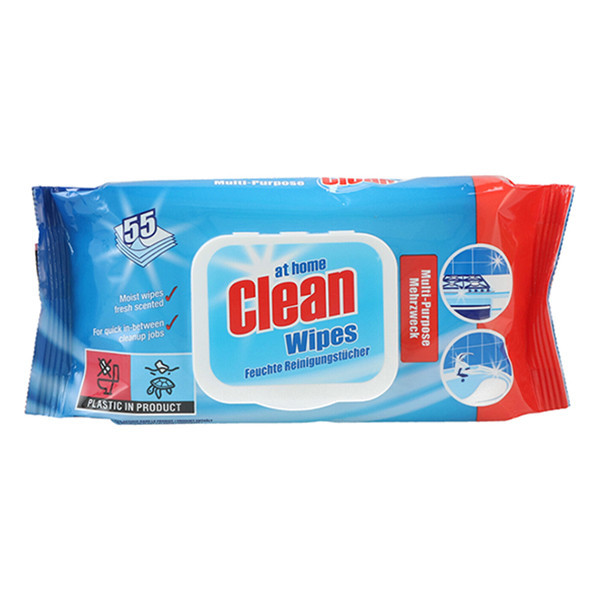 Cleaning wipes | At Home Clean | 55-pack SAT00044 - 1