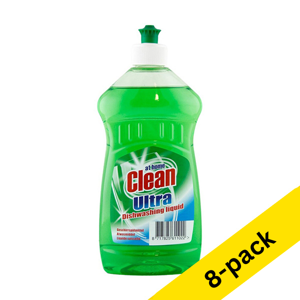 Washing up liquid 500ml | At Home Clean Regular | 8-pack SAT00069 - 1