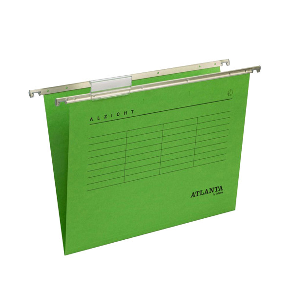 Atlanta Alzicht green A4 vertical hanging file with V-bottom, 330mm (25-pack) 2662024500 203030 - 1