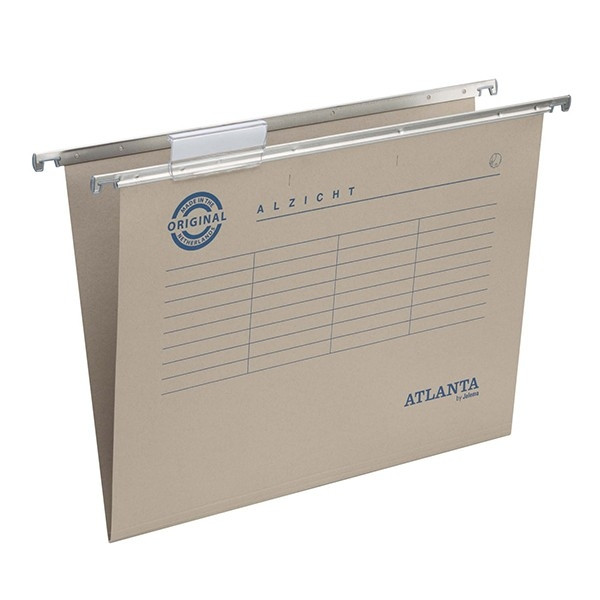 Atlanta Alzicht grey vertical hanging file with V-bottom, 365mm (25-pack) 2662015000 203008 - 1