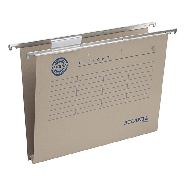 Atlanta Alzicht grey vertical suspension file folio, 365mm x 30mm (25-pack) 2662215000 203010 - 1