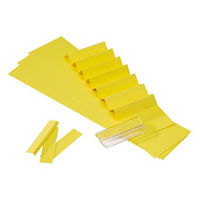 Atlanta Alzicht yellow rider strips, 13mm x 65mm (25 sheets) 2584740000 203065