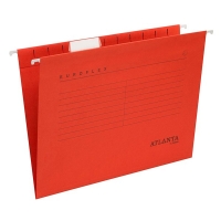 Atlanta Euroflex red A4 vertical hanging file with V-bottom, 330mm (25-pack) 2652742200 203011