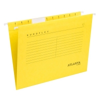 Atlanta Euroflex yellow A4 vertical hanging file with V-bottom, 330mm (25-pack) 2652742400 203013