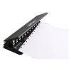 11-hole punch T-shape (11 sheets) | black | Atoma