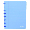 Notepad lined A5 |  transparent blue | Atoma Trendy | 72 sheets