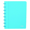 Notepad lined A5 | transparent turquoise | Atoma Trendy | 72 sheets