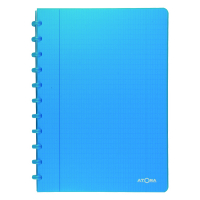 Atoma Trendy A4 transparent turquoise checkered notebook 72 sheets 4137408 405249